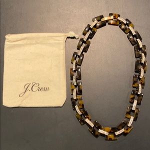 J.Crew tortoise statement necklace